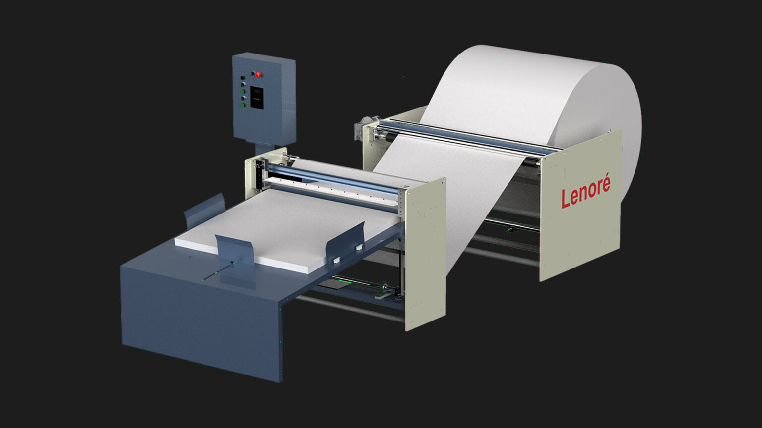 Automatic Paper Roll Cutting Machine | Lenore Industries